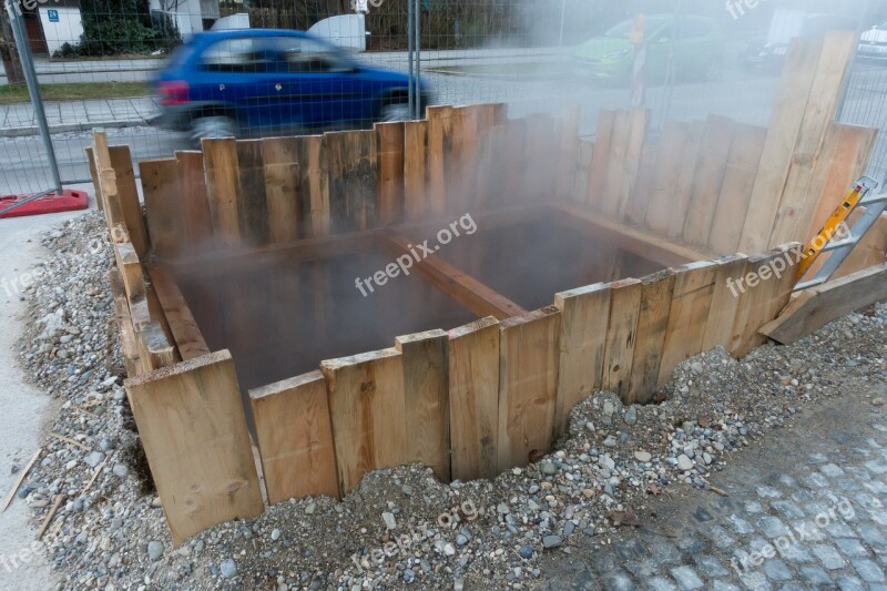 Site District Heating Steam Water Vapor Leak