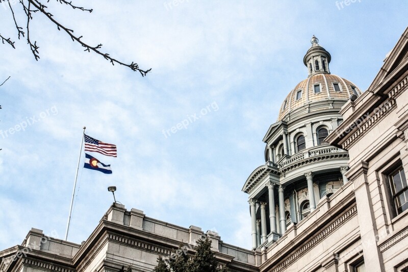 Denver Colorado Capitol Downtown Urban