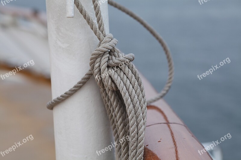 Ship Harness Lines Rope Detail Boat