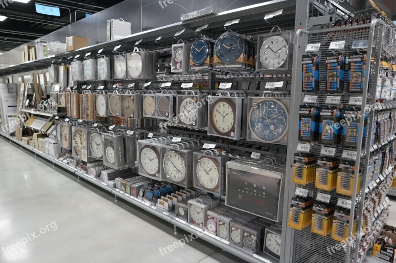 Clock Department Store Time Free Photos