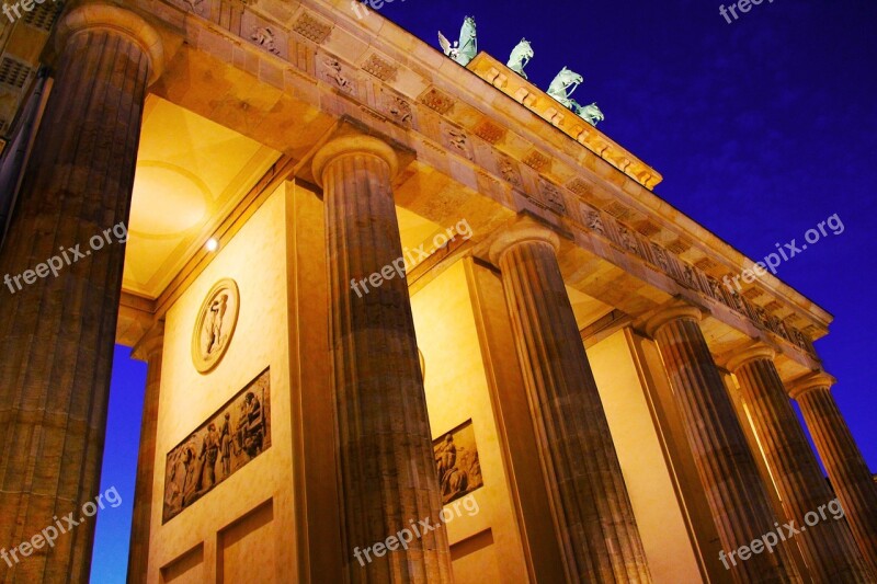 Brandenburg Gate Potsdamer Platz Travel Berlin Germany