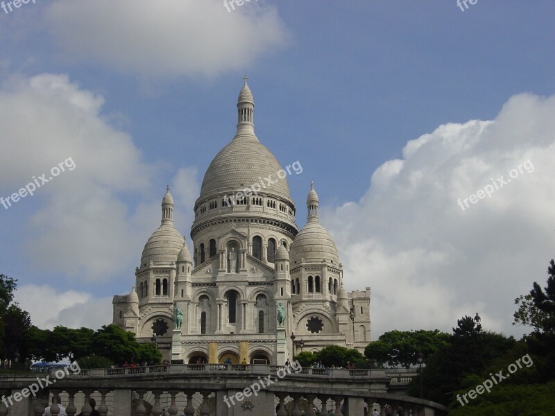 Paris France Sacré Sacred Heart Church