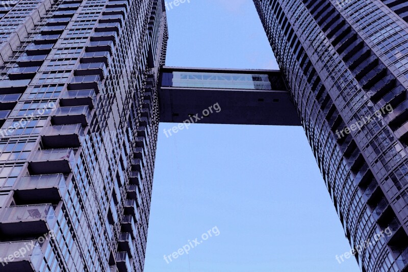 Toronto Architecture Modern Structure Blue