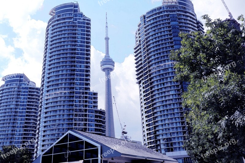 Toronto Tower Skyscraper Downtown Free Photos