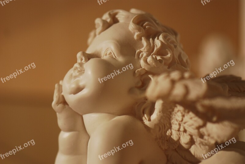 Angel Head Porcelain Mood Light Closeup Free Photos