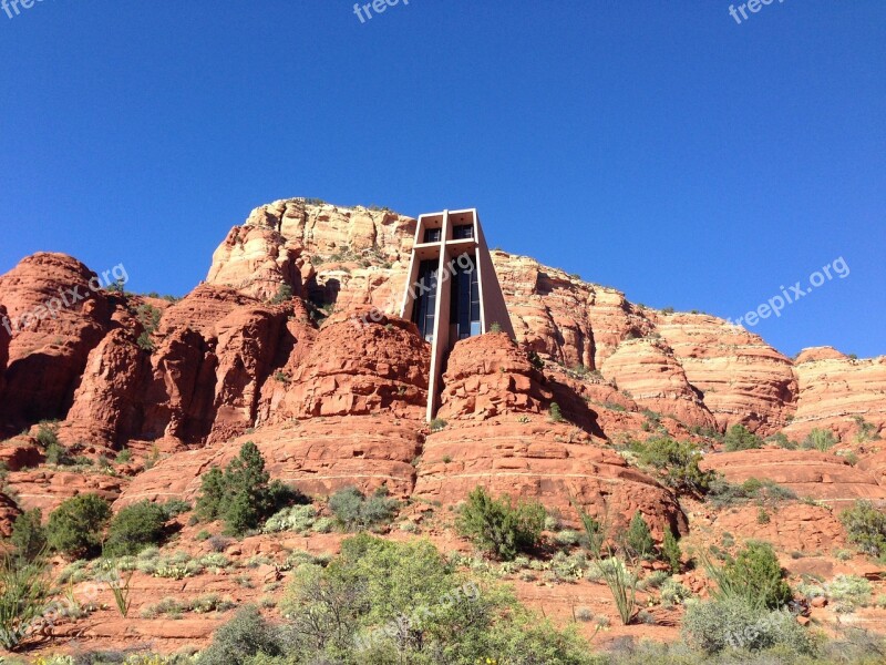 Sedona Az Church Red Rock Travel