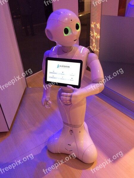 Robot Android Board Eyes Free Photos