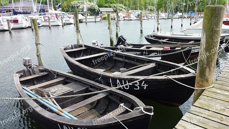 Rügen Place Lauterbach Port Fishing Boats Free Photos