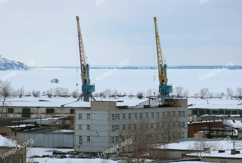 Port River Cranes Port Crane Free Photos