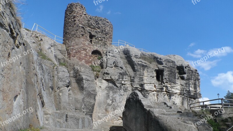 Castle Cave Regenstein Blankenburg In The Harz Resin