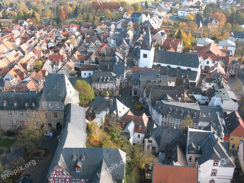 Historic Center Truss View Roofs City