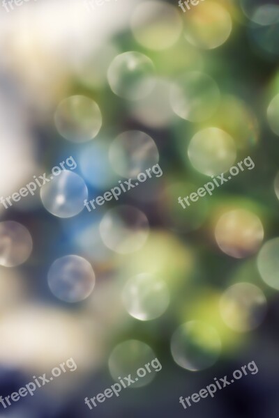 Bokeh Abstract Color Green Blue