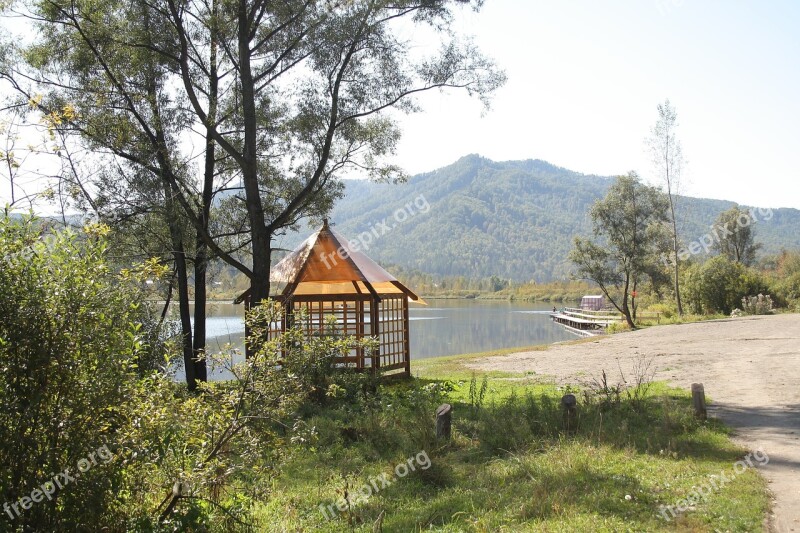 Lake Mountains Altai Nature View Of The Lake