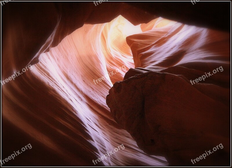 Antelope Canyon Usa Arizona South West America