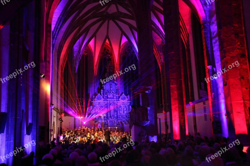 Church Concert Laser Church Room Choir