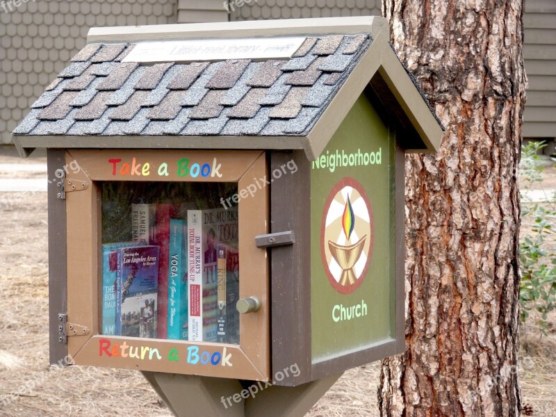 Books Reading Little Library Outdoor Library Literature