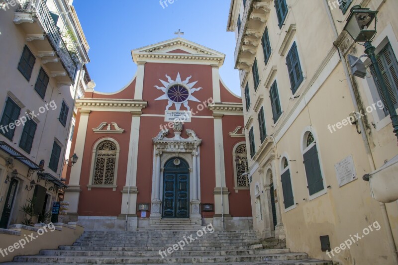 Metropolis Church Corfu Temple Ionian