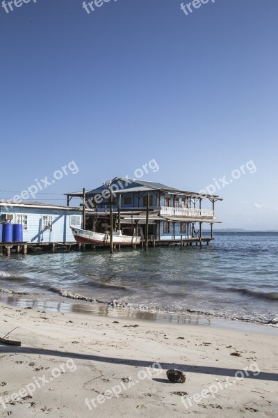 Beach Hut Palm Palmtree Coast