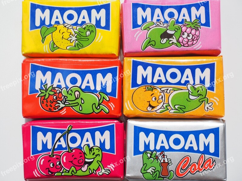 Maoam Chewy Candy Sweetness Sugar Confectionery