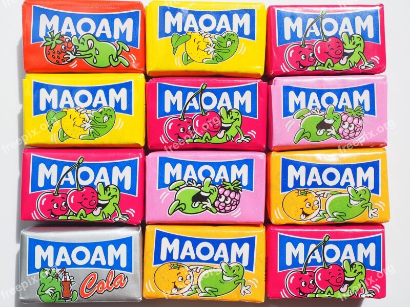 Maoam Chewy Candy Sweetness Sugar Confectionery