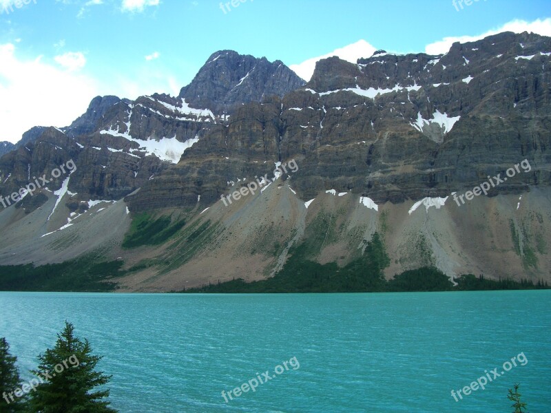 Mountain Scenic Canada Scenery Travel