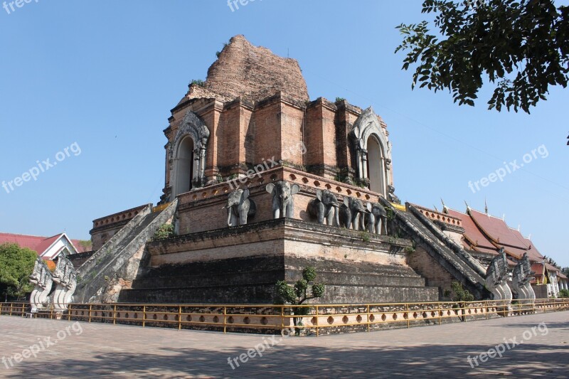 Temple Thailand Chiang Mai Free Photos