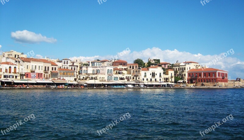 City Seaside Sea Greece Heraklion