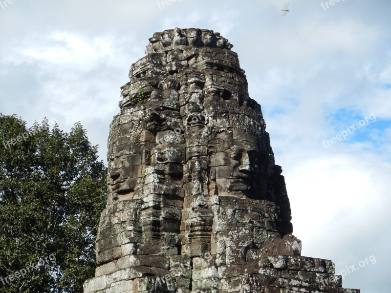 Angkor Thom Siem Reap Cambodia Free Photos