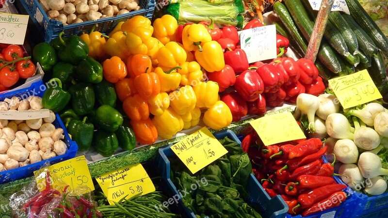 Historic Center Vegetables Downtown Market Market Stall