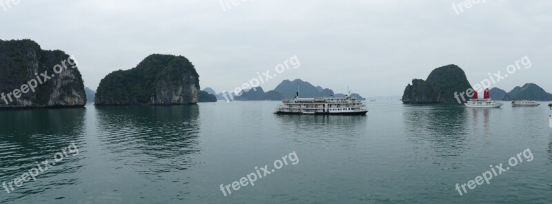 Vietnam Halong Sea Nature Halong Bay