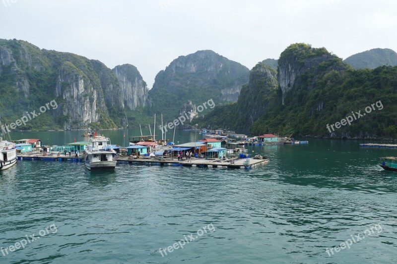 Vietnam Halong Sea Nature Halong Bay