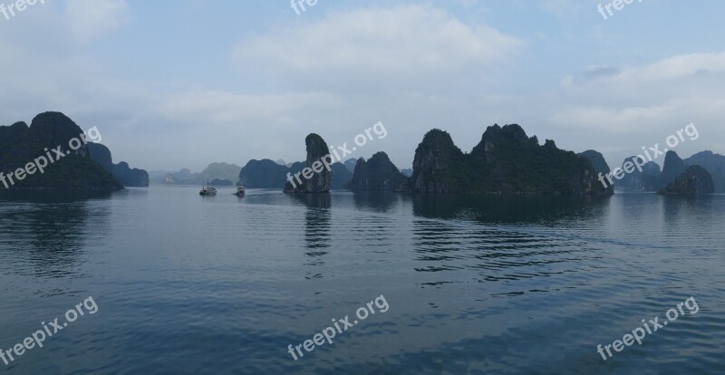 Vietnam Halong Sea Nature Halong Bay