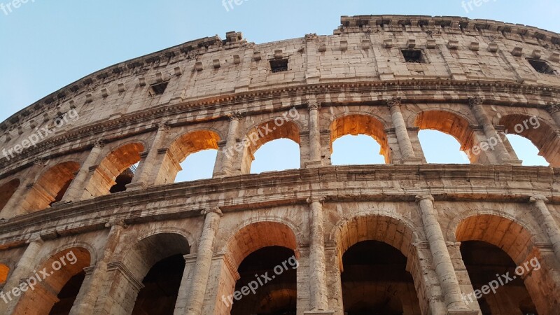 Colosseum Rome Italy Roman Coliseum Monument