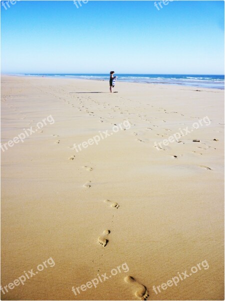 Beach Conil Landscape Leisure Sea