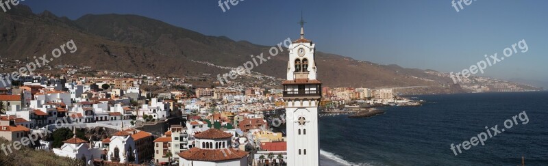 Tenerife Town Canary Spain Spanish