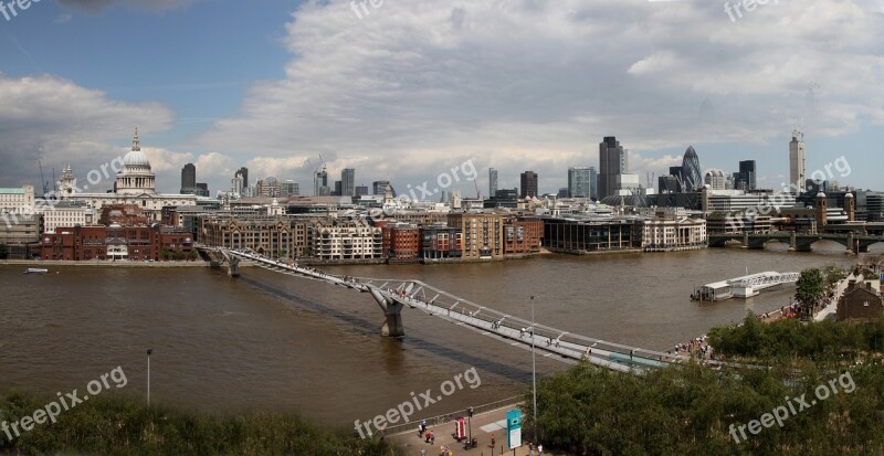 London Thames England River Architecture