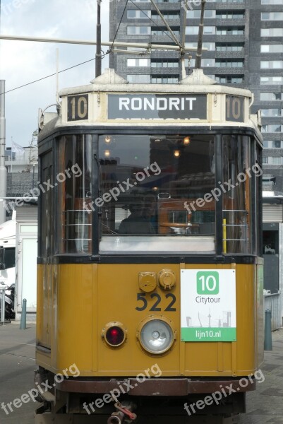 Tram Rotterdam Nostalgia Transport City