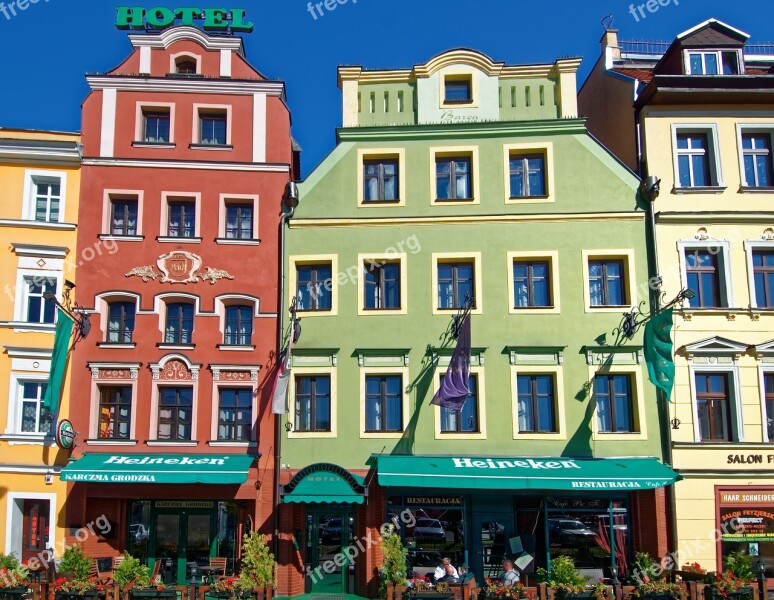 Poland Silesia Jelenia Góra Historic Center Architecture