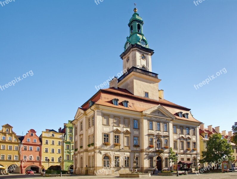 Poland Silesia Jelenia Góra Town Hall Marketplace