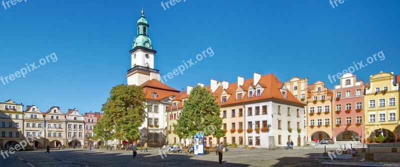 Poland Silesia Jelenia Góra Town Hall Marketplace