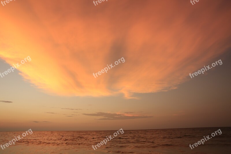 Thailand Beach Looking Cloud The Sea Blue Sky Free Photos