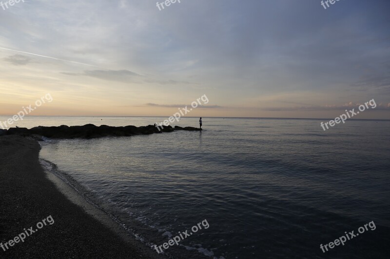 Pietra Ligure Dawn Liguria Free Photos