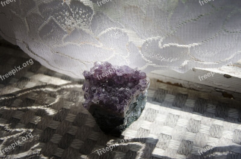 Amethyst Crystal Gem Spiritual Shadow