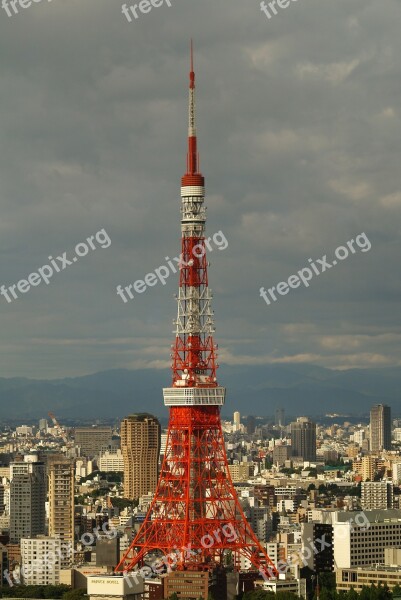 Tokyo Tower Tokyo Tower Japan Asia