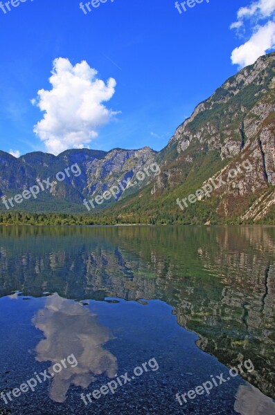 Bergsee Alpine Lake Nature Landscape