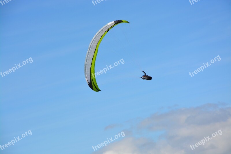 Paragliding Free Flight Figure Sport Activity