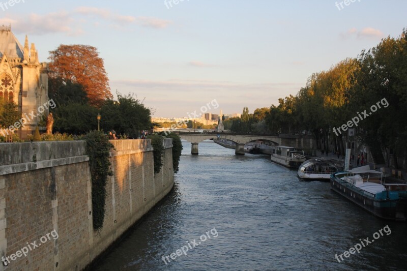 River France Paris Seine Outdoors