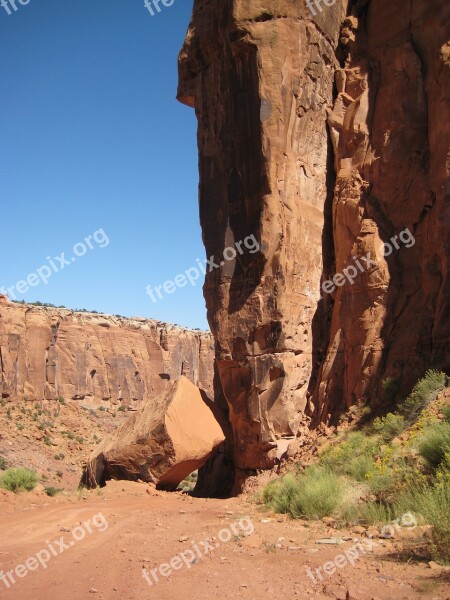 Canyonroad Canyonlands Utah Free Photos