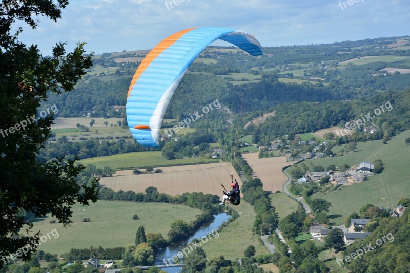 Paragliding Free Flight Sport Activity Wind