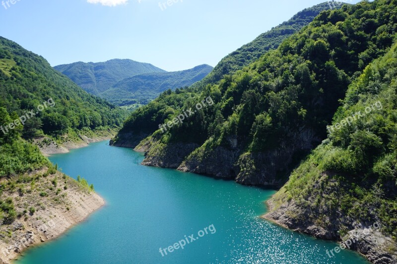 Italy Garda Water Turquoise Mountain